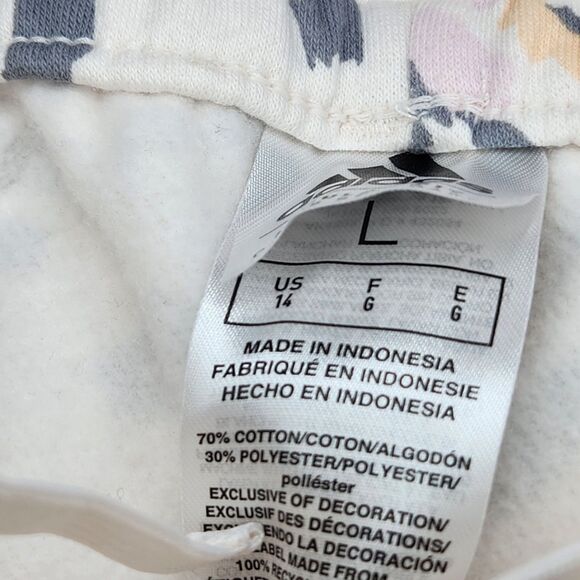 Adidas Big Girls Cheetah Print Jogger Pants Size Large 14 Comfort Casual - Picture 3 of 11